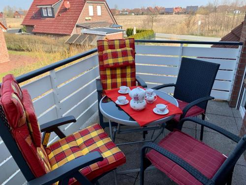 Appartement Ferienwohnung Friesennest Greetsiel 7A Schollenweg Krummhörn