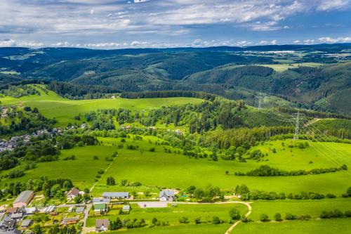 Appartement Ferienwohnung FUCHSBAU im EG des Ferienhauses Falkenhöhe 1E Schulweg Ferienwohnung Erdgeschoß -Fuchsbau- Meuselbach-Schwarzmühle
