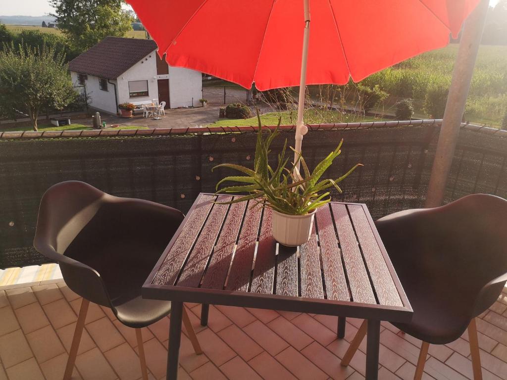 Appartement Ferienwohnung im Grünen, 10 km RV, 30 km Bodensee, Küche Bad Balkon 23/1 Schussenweg, 88284 Mochenwangen