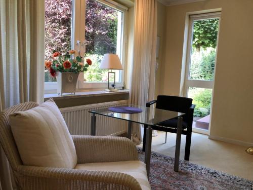 Appartement Ferienwohnung in weißer Villa am Kliff 30 Schöne Aussicht Flensbourg