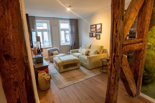 Appartement Ferienwohnung Rathausblick 1 mit Infrarot-Kabine Tränkestraße 3 Blankenburg