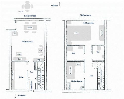 Appartement Ferienwohnung Winter I Drei 5a Glücksburg