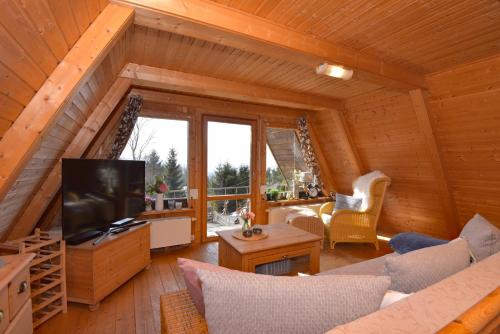 Maison de vacances Finnhütte im Herzen des Thüringer Wald/ Haus Alwin 1 Geiersberg Heidersbach