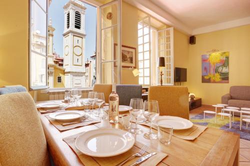 Appartement FONTAINE - CHARMING PROVENCAL, Clim, 6 GUEST, OLD TOWN NICE 32 Rue Centrale Nice