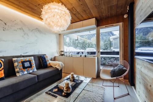 Furnished studio offering a magnificent view of Megève and the Val d'Arly Megève france