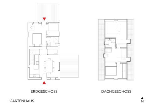 Maison de vacances Gartenhaus Dorfplatz 2-5 Saal