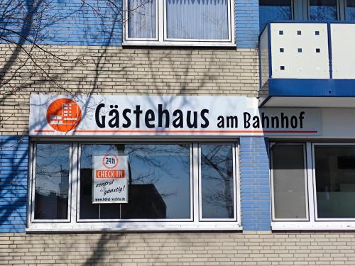 Hôtel Gästehaus am Bahnhof, kontaktloser Self Check In, Bäcker am Hotel 20 Neuer Markt Vechta