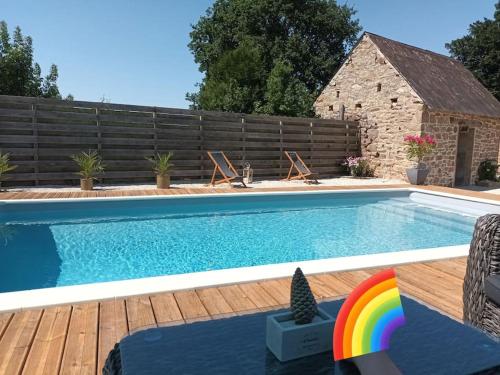 Gîte avec piscine Mantallot france