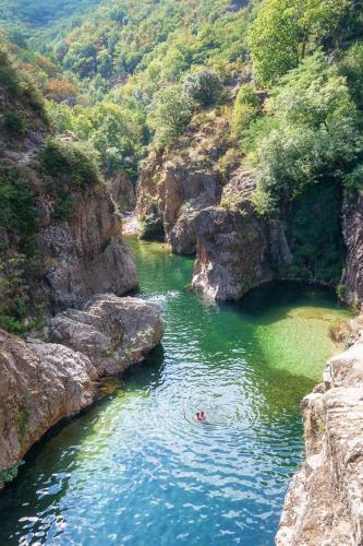 Appartement Gîte avec piscine privative et jardinet clos route de villeneuve Saint-Maurice-dʼIbie