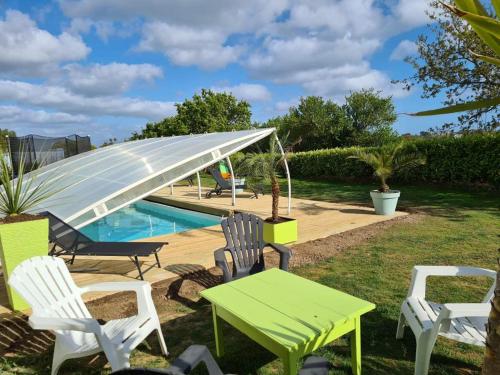 Gite de kernaet avec piscine Plougonvelin france