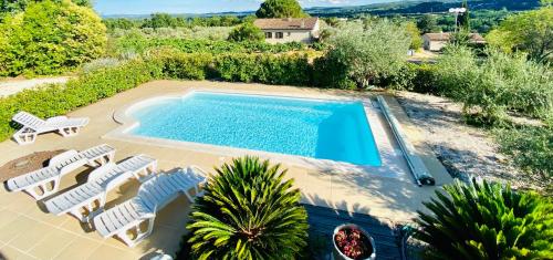 Maison de vacances Gîte Euphrasie piscine privée confort 3 étoiles 520 chemin des Alliberts Saint-Martin-dʼArdèche