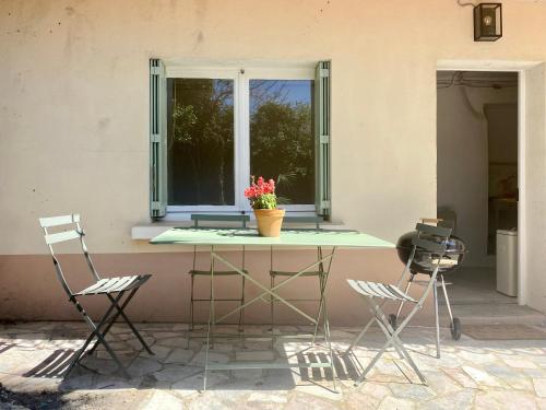 Appartement Gîte Le Palmier - Perfectly located cosy studio with private garden 86 Rue des Aires Puissalicon