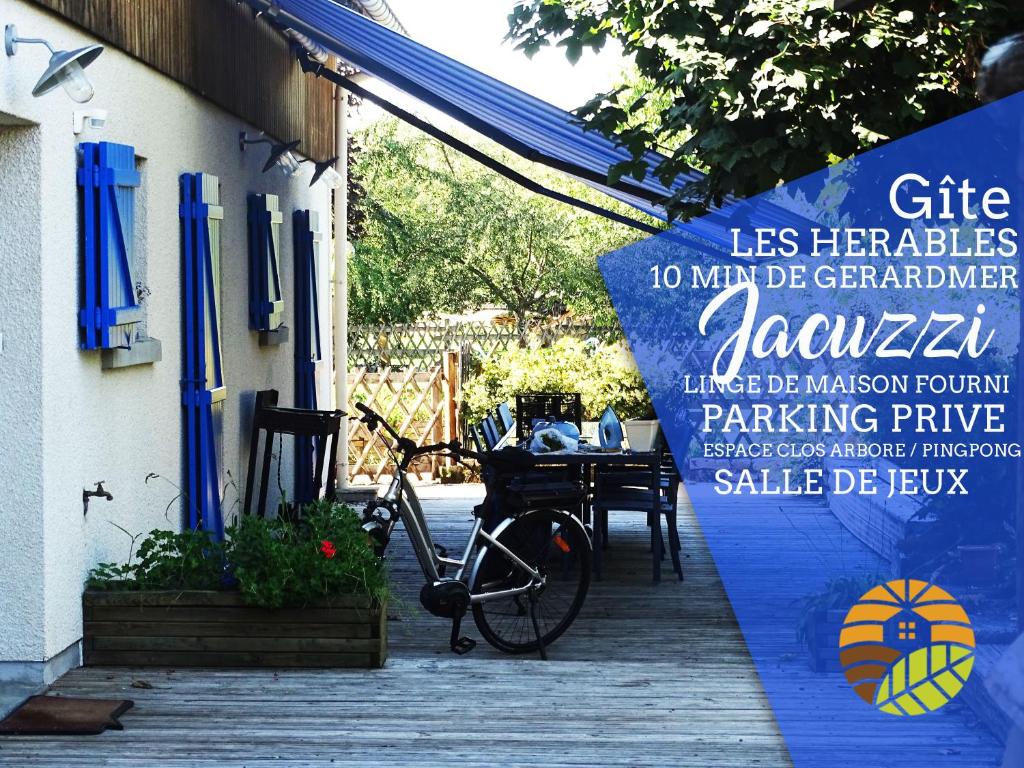 Maison de vacances ⁂⁂ GITE LES HERABLES [CLEDICIHOME] Gîte de charme // JACCUZI // SALLE DE JEUX ⁂⁂ 230 rue du 8 mai, 88640 Granges-sur-Vologne