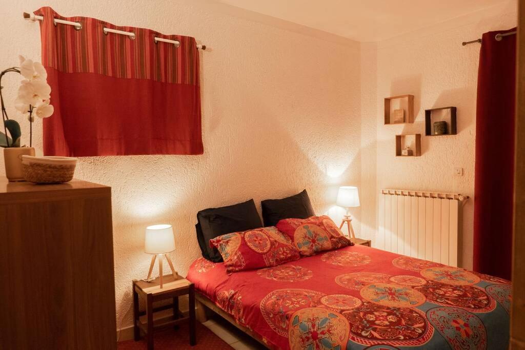 Appartement Gites de la Lurette - agréable T2 indépendant dans cadre calme et verdoyant 998 Route de l'Escaladou, 34190 Cazilhac