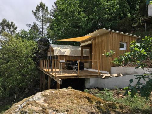 Tente de luxe Glamping Cabana nas arvores rua da mo Touvedo Sao Lourenço Ponte da Barca