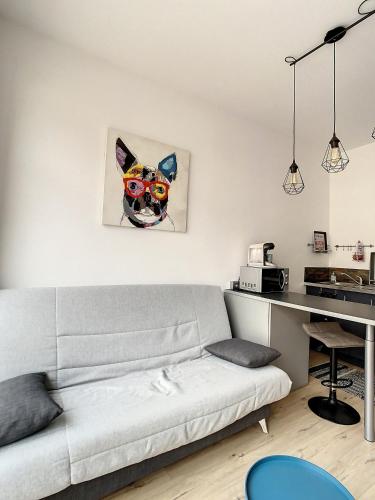 Appartement Grand Studio cosy spacieux centre-ville 4pers 8 Rue de l'Abbaye d'Isle Saint-Quentin