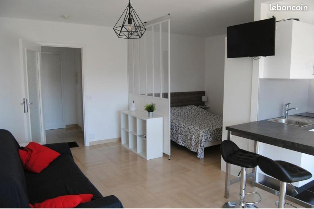 Appartement Grand studio Juan les Pins proche mer 85 Boulevard Raymond Poincaré, 06160 Antibes