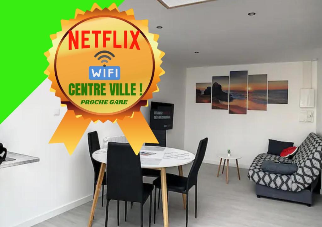 Appartement Grand T2 Jardin Wifi Parking Proche Gare 9 Rue Joséphine, 02100 Saint-Quentin