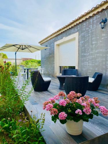 Grande chambre dans villa paisible avec grand jardin Courthézon france