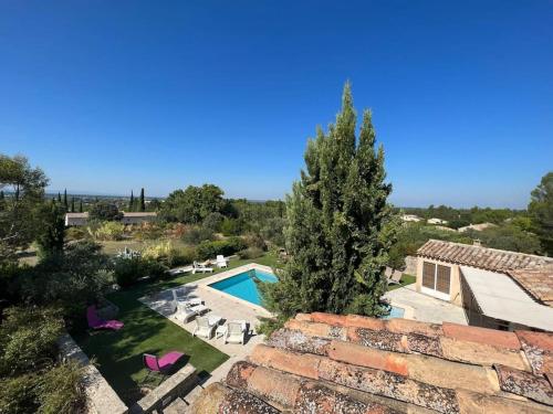 Villa Grande villa avec piscine et vue panoramique Chemin des Cats Saumane-de-Vaucluse