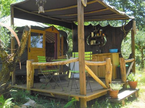 Tente de luxe Green Man yurt EN347 Relvas Penela