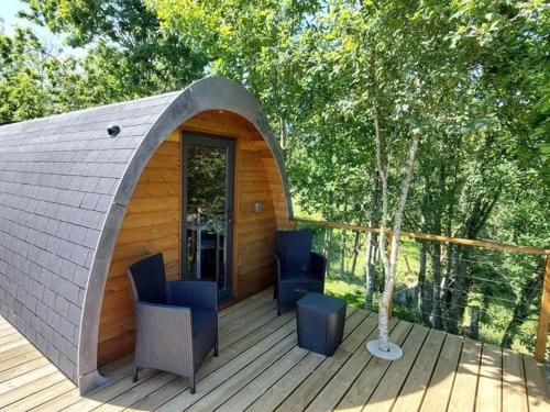 Maison de vacances Green Paradise Glamping, Bungalow for 2 people with terrace  Covas