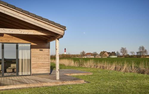 Maison de vacances Gud Jard Lodge Nr. 28 - Wohngesundes Design-Ferienhaus Kaydeich 15e Haus Nr. 28 Pellworm