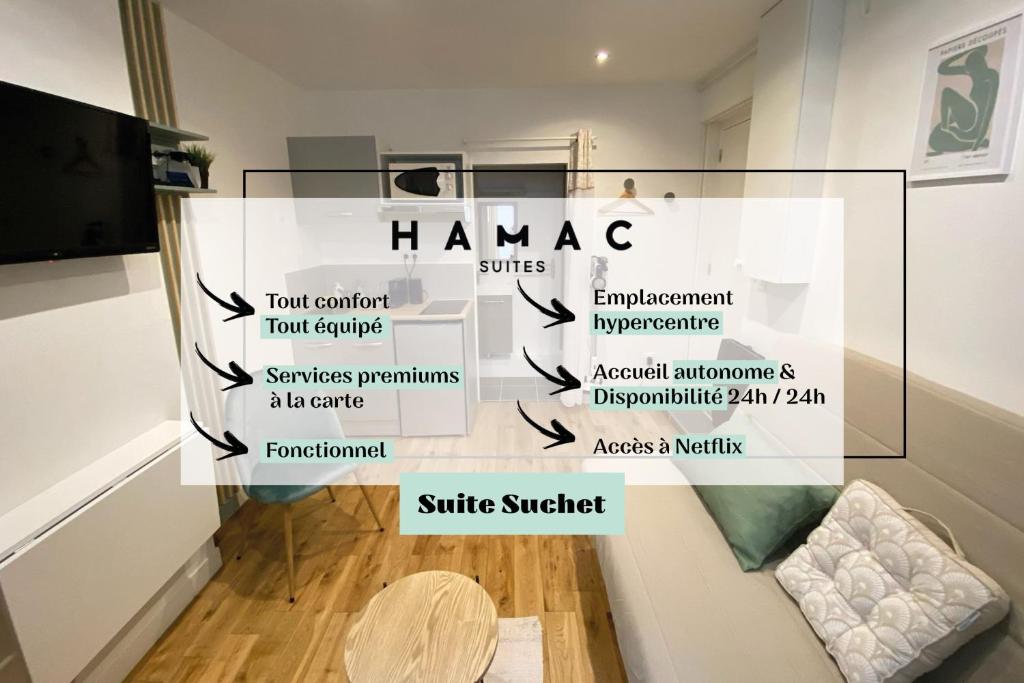 Appartement Hamac Suites - Le Suchet Perrache - 2 people 58 Cours Suchet, 69002 Lyon