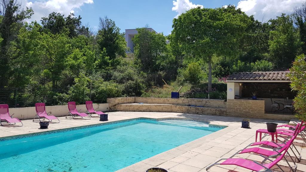 Villa Happyness 160 Chemin le Pontalion, 30760 Salazac