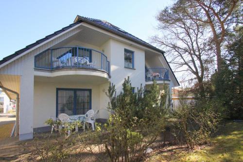 Appartement Haus an der Düne FeWo 1 strandnah, Terrasse Dünenstraße 24c Binz