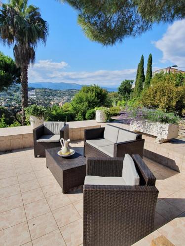 Maison de vacances Haus mit Garten über der Bucht von Cannes 416 Boulevard Saint-Antoine Vallauris