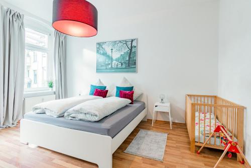 Appartement Helle Wohnung mit Balkon in grünen Innenhof - W-LAN, 4 Schlafplätze 64 Leipziger Straße Magdebourg