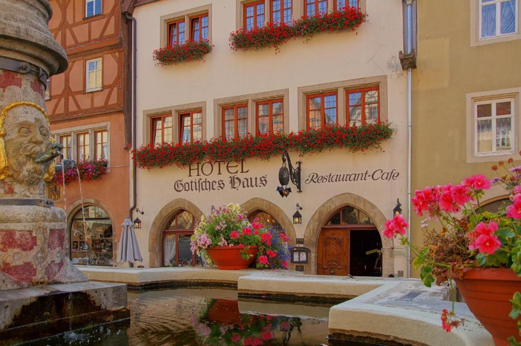 Maison d'hôtes Historik Hotel Gotisches Haus garni Herrngasse 13, 91541 Rothenburg ob der Tauber