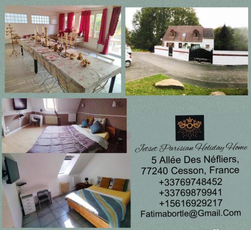 Holiday Home for 17 guests in the suburb of Paris Cesson france