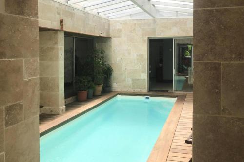 holiday home with indoor pool, Le Porge Le Porge france