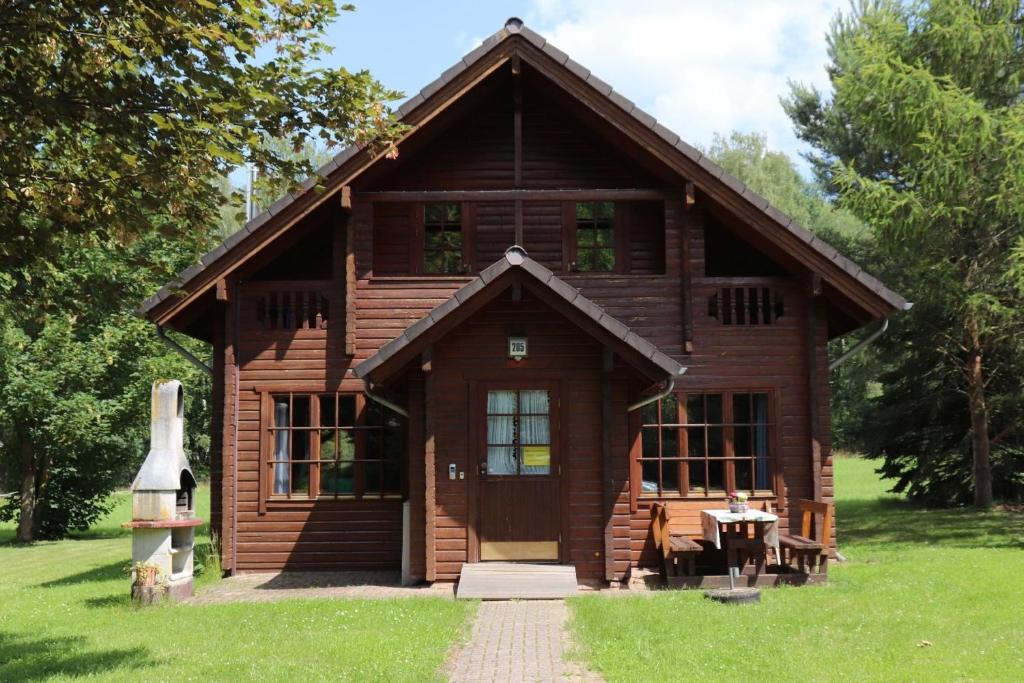 Maison de vacances Holzhaus-am-Silbersee Silbersee 205, 34621 Frielendorf