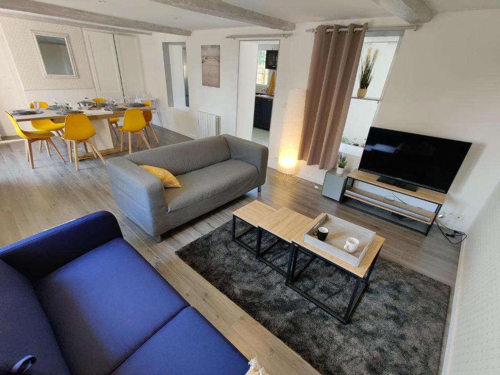 Appartement Homefleur - Grand appartement avec jardin 4-6 personnes 14 Route Emile Renouf, 14600 Honfleur