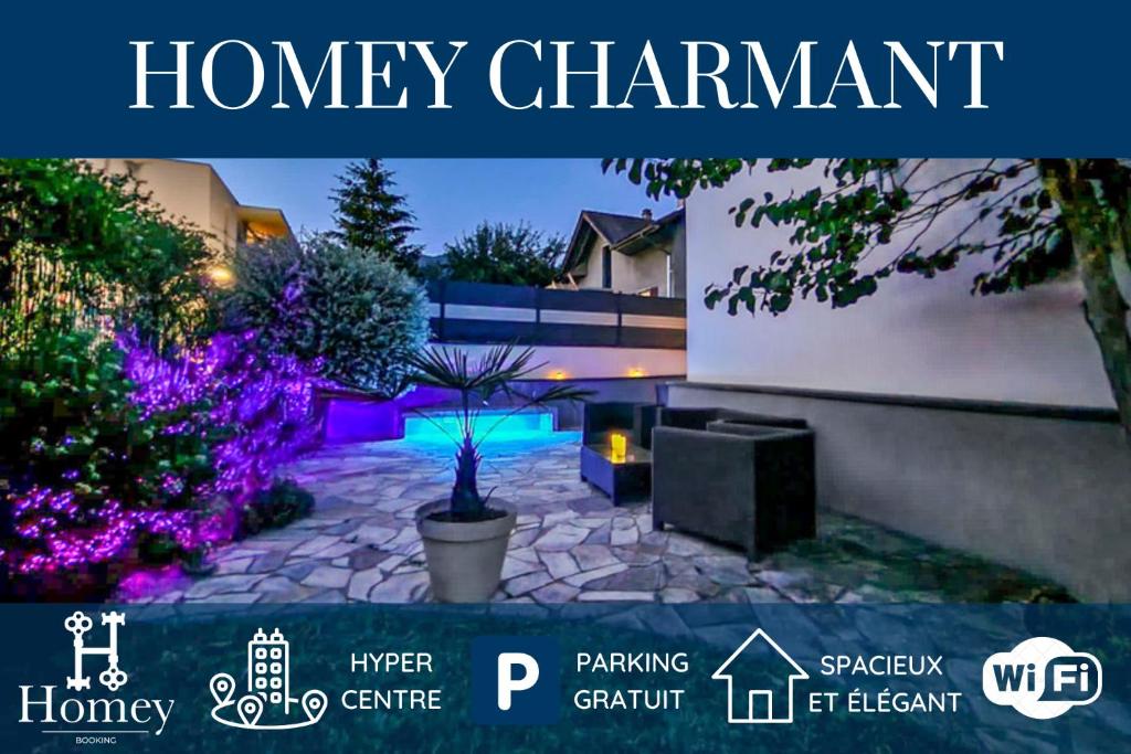 Villa HOMEY CHARMANT - Villa unique / 4 chambres / Chic et agréable / Orientée famille 52 Rue de la Menoge, 74380 Bonne