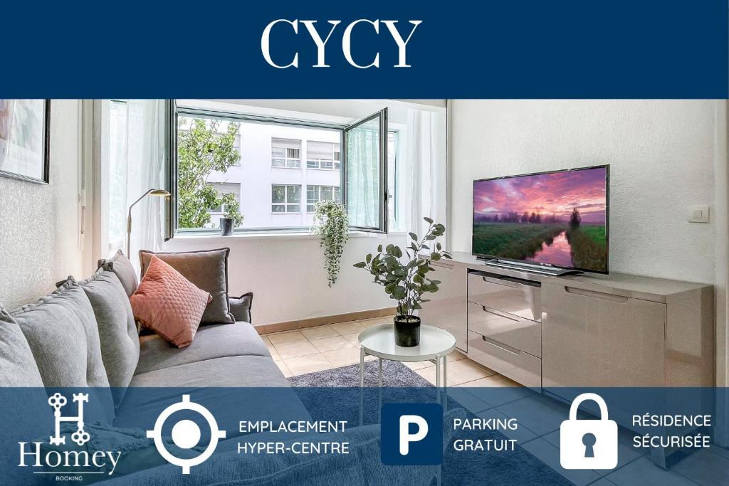 Appartement HOMEY CYCY - NEW / Free Parking / Hyper-centre / Proche Genève 4 Rue Marc Courriard, 74100 Annemasse