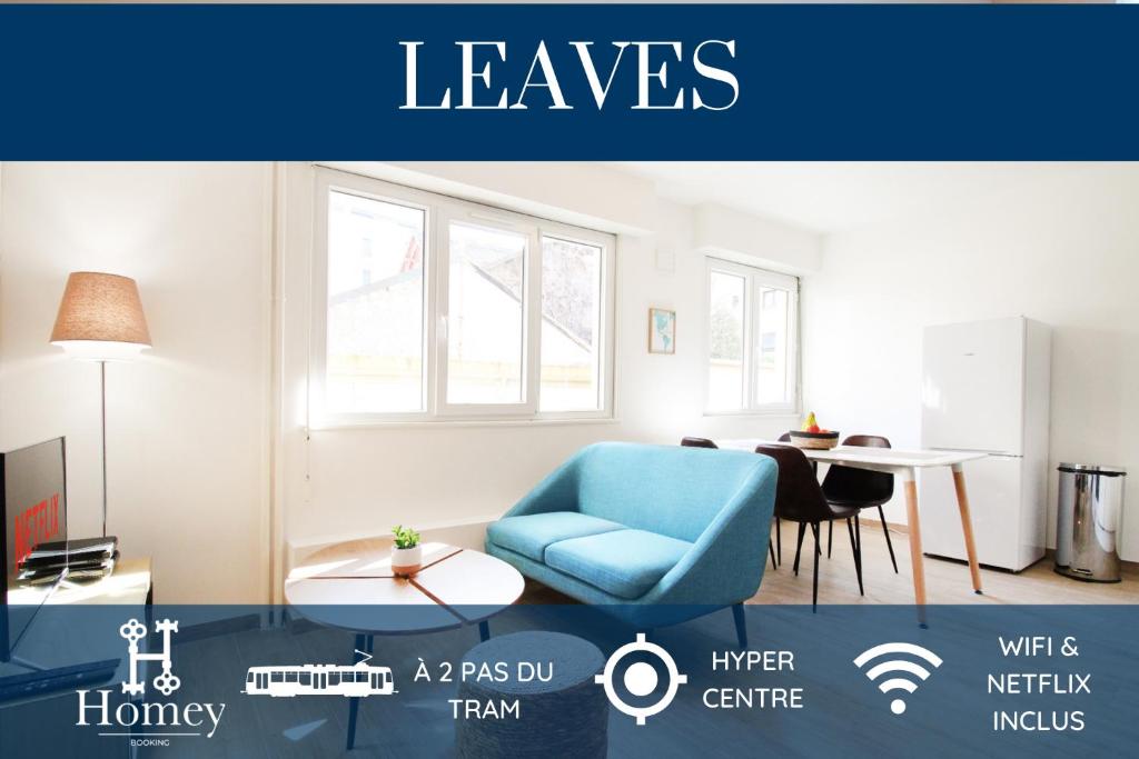 Appartement HOMEY LEAVES- NEW / Centre-ville / Proche gare et tramway pour Geneve 12 Rue du Docteur Coquand, 74100 Annemasse