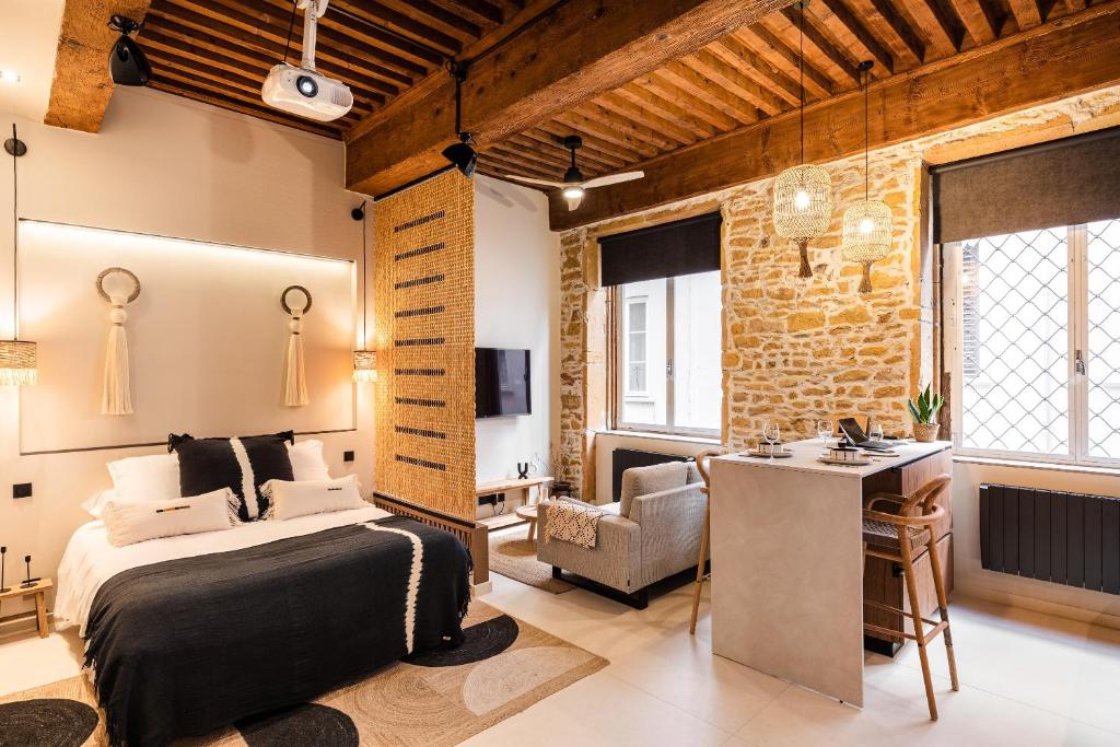 Appartement Host Inn Le Lumiere SPA & CINÉMA 4 rue des Forces, 69002 Lyon
