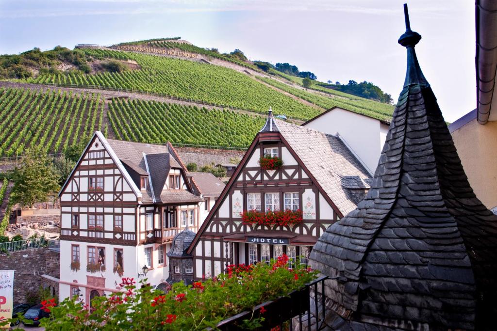 Hôtel AKZENT Hotel Berg's Alte Bauernschänke- Wellness und Wein Niederwaldstrasse 23 65385 Rüdesheim am Rhein