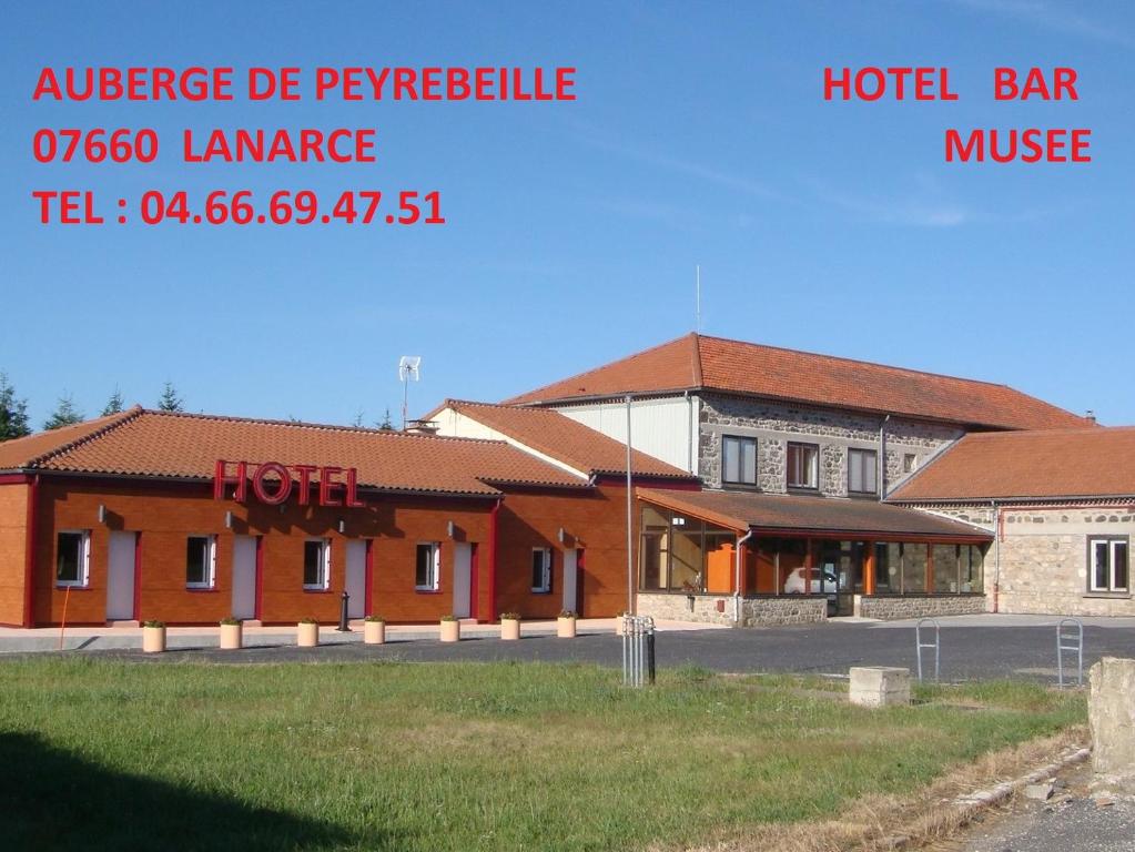 Hôtel Auberge De Peyrebeille PEYREBEILLE 07660 Lanarce