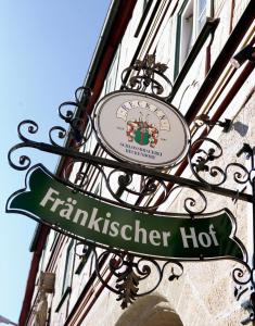 Hôtel Fränkischer Hof Hauptstraße 4 97461 Hofheim in Unterfranken Bavière