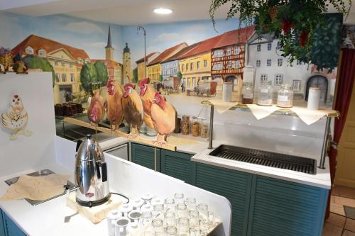 Hotel garni Goldene Henne Arnstadt allemagne