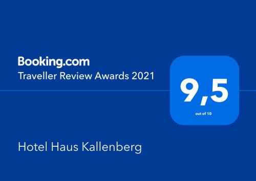 Hotel Haus Kallenberg Herbrechtingen allemagne