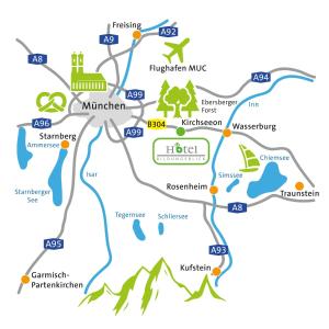 Hôtel Hotel Bildungsblick Moosacher Straße 31 85614 Kirchseeon Bavière