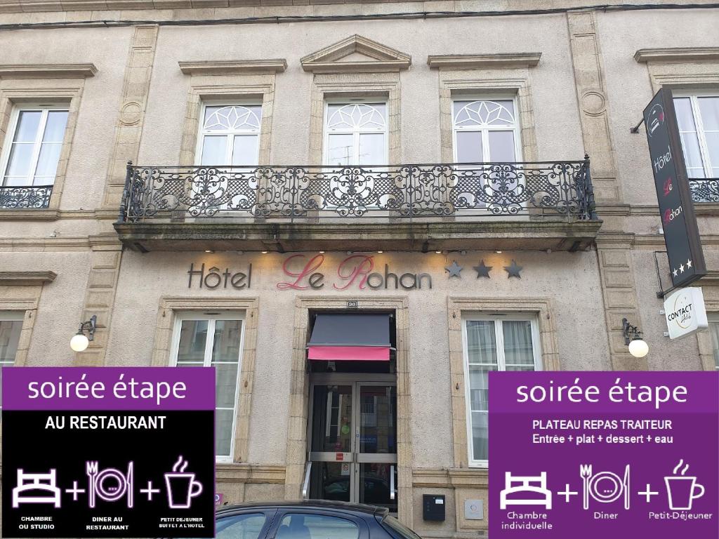 Hôtel Hôtel Le Rohan Charme et Caractère 90 Rue nationale 56300 Pontivy