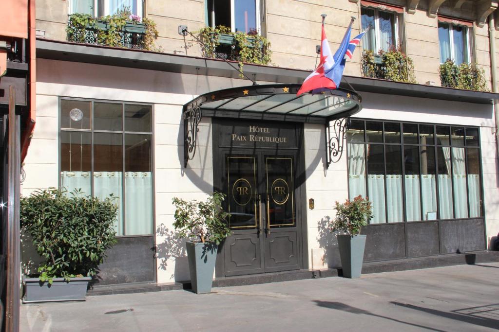 Hôtel Hotel Paix Republique 2 Bis Boulevard Saint-Martin 75010 Paris