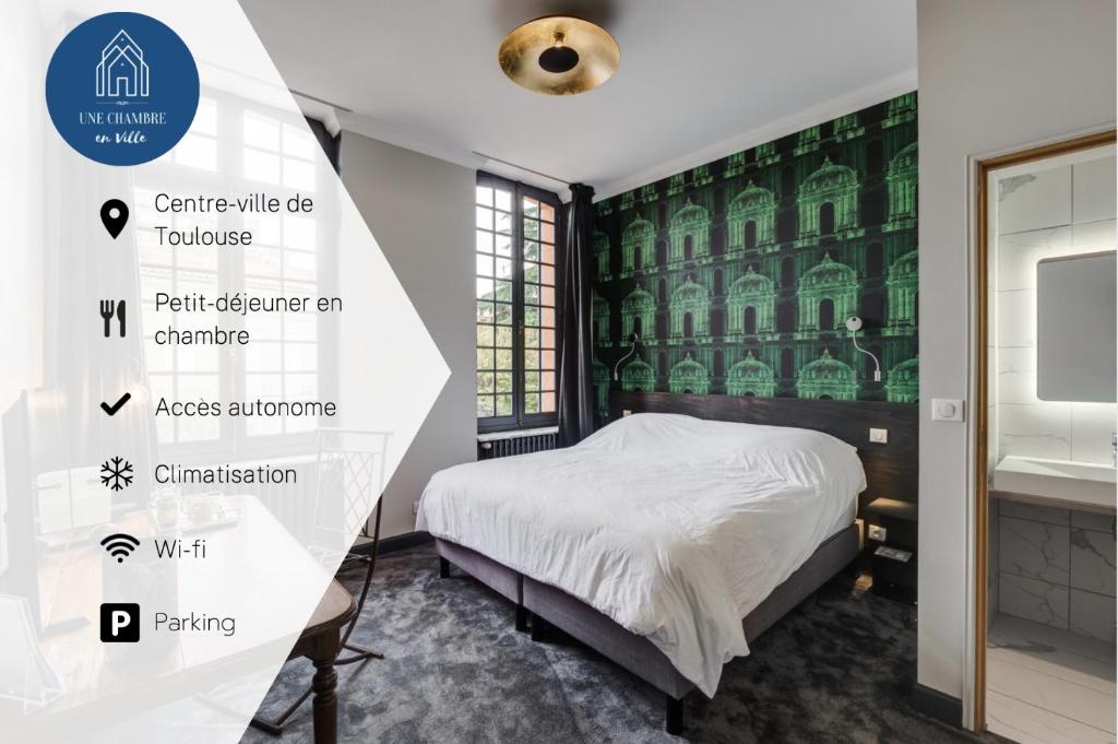 Hôtel Une Chambre en Ville 67 bis rue des Chalets, 31000 Toulouse